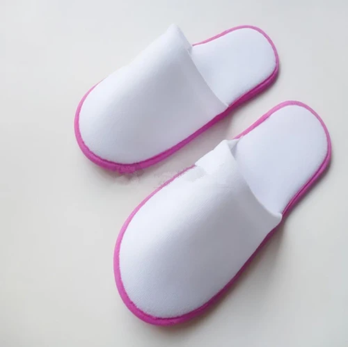 1 пара унисекс тапочки для гостиницы одноразовые спа гостей домашние Тапочки