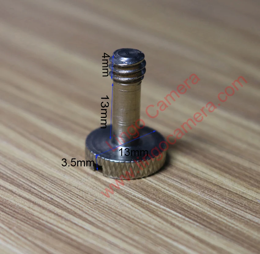 LL1479 нержавеющая сталь Серебристый 1/4 &quotвинт для камеры штатив монопод