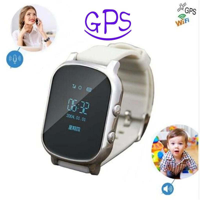 Gps и sim-карты SmartWatch детские часы T58 Смарт часы с спасательный gps трекер телефонный звонок reloj gps Дети G02