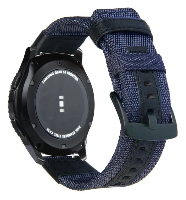 black gray Нейлоновый Ремешок Для Xiaomi Huami Amazfit Stratos 2 Pace Smart Watch Band 22 мм спортивный ремешок для samsung gear S3/huawei watch GT Active - Цвет: black gray