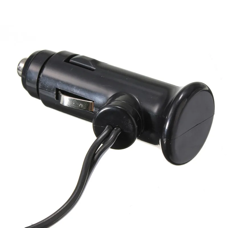 

KROAK 12V Car Back Seat Mount 3 Port USB Power Charger Cigarette Lighter Socket Adapter Charger + Digital Voltmeter LED