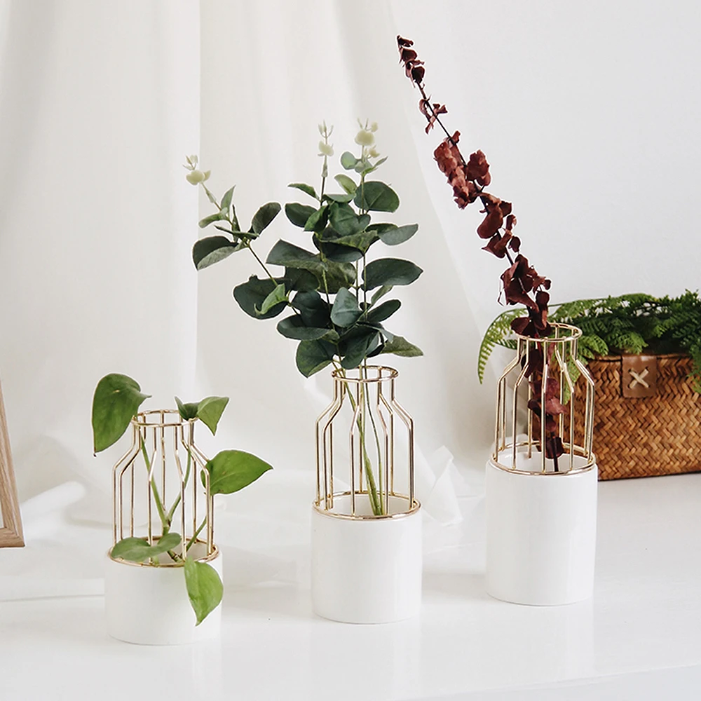 Гидропонная ваза для цветов керамический цветочный горшок с художественной