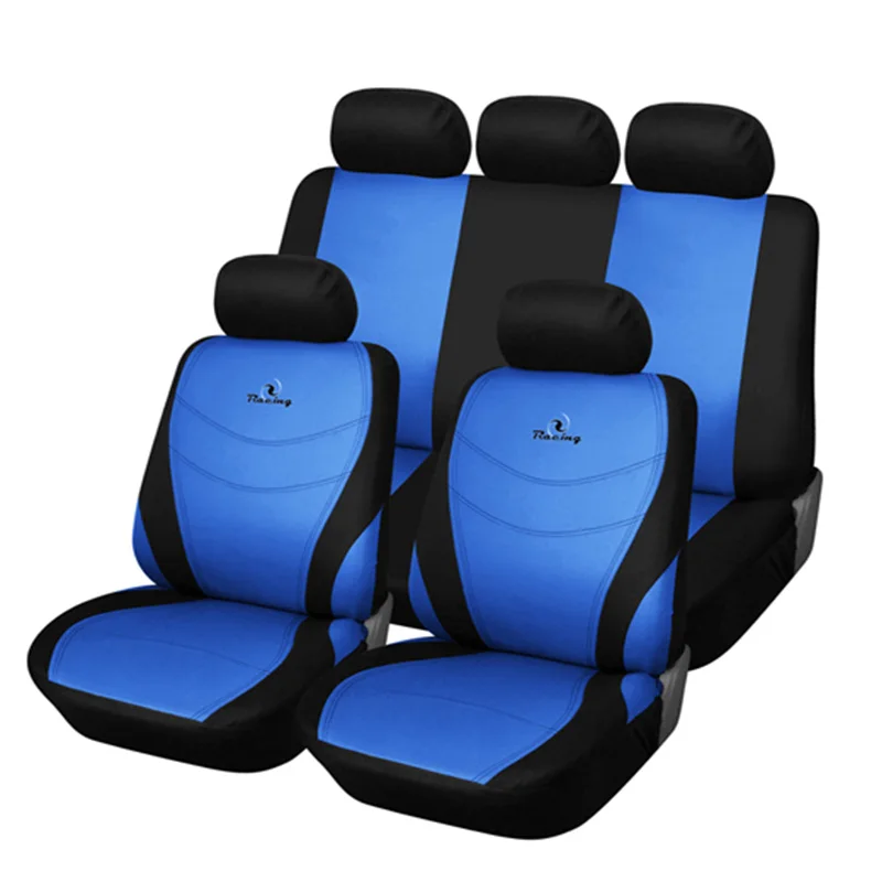 Autoyouth автомобилей чехлы полный комплект универсальный fit авто автомобильные аксессуары сиденья защиты гонки вышивка автомобиль для укладки серый Чехлы На Сиденья Автомобиля чехлы для авто