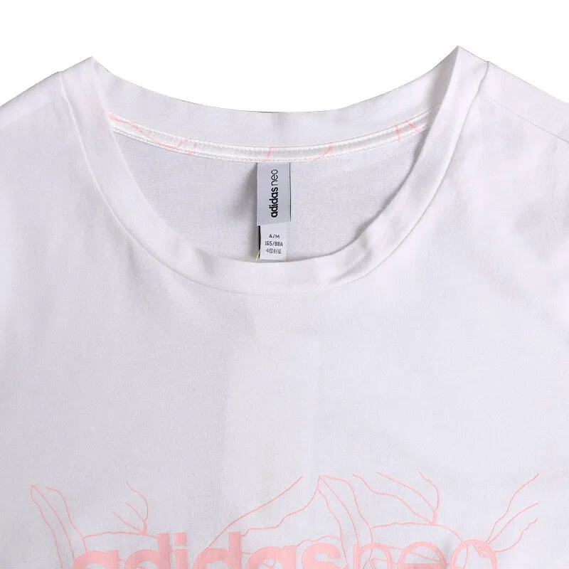 Новое поступление оригинальных женских футболок с коротким рукавом Adidas Neo Label W T SS