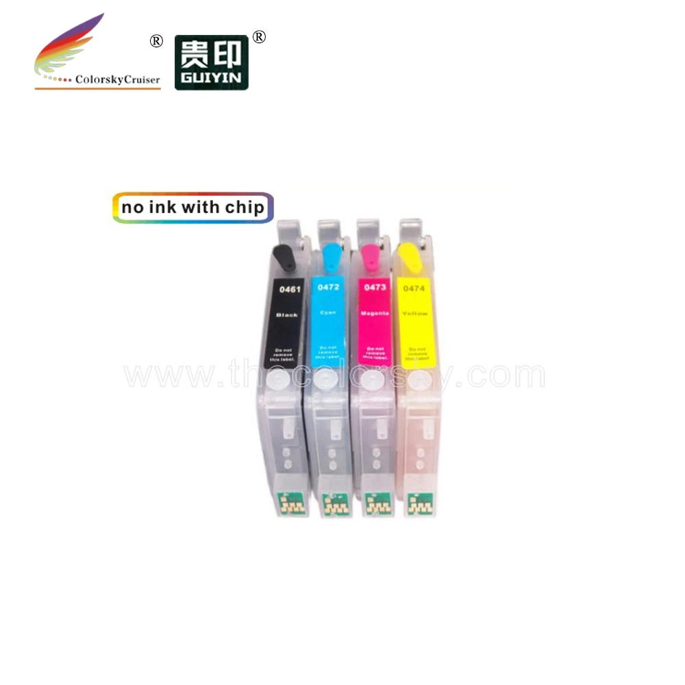 Чернильный картридж для Epson T0461 T0472 T0473 T0474 C63 C65 C83 CX3500 CX6500 многоразовый|ink cartridge|ink