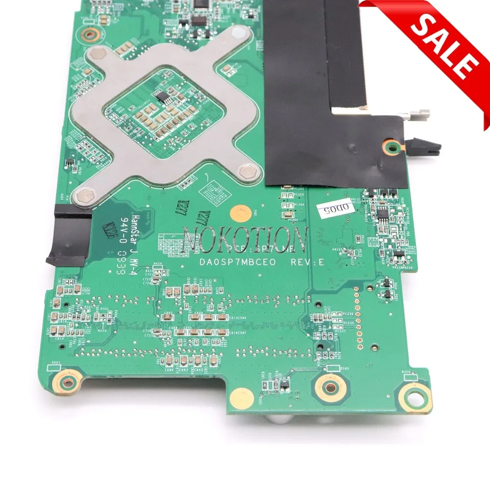 NOKOTION 576772-001 DA0SP7MBCE0 основная плата для HP ENVY 15 материнская ноутбука PM55 DDR3 полностью