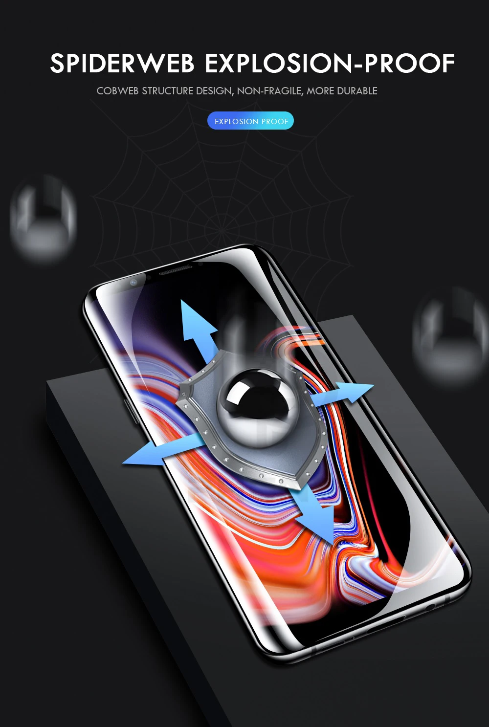 0,1 мм матовая пленка для samsung galaxy s8 plus note 8 3D Антибликовая Защитная пленка для экрана для samsung s9 note 9 s8 матовая Гидрогелевая пленка
