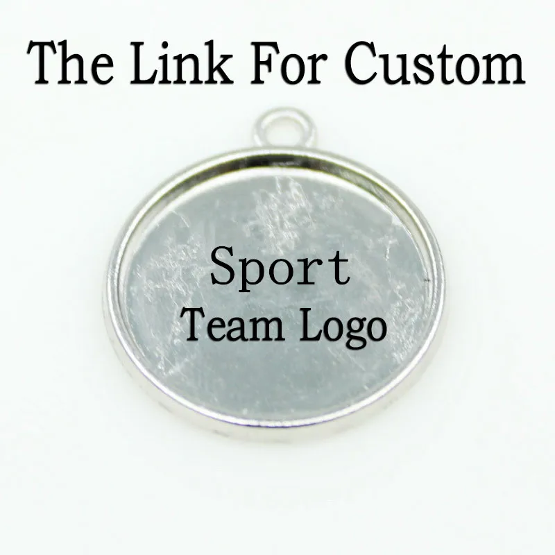 

Custom Sport 10pcs American Football Baseball Hanging Dangle Charms DIY Bracelet&Bangles Jewelry Accessory
