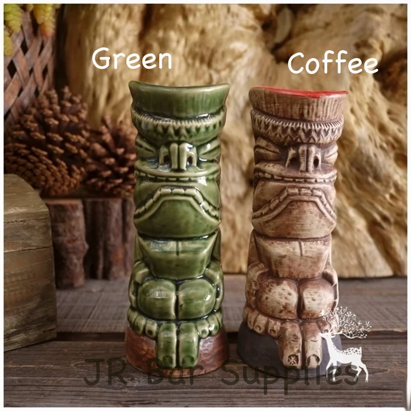 Tiki-кружки Коктейльная чашка кружка для пива и вина керамические кружки Tiki