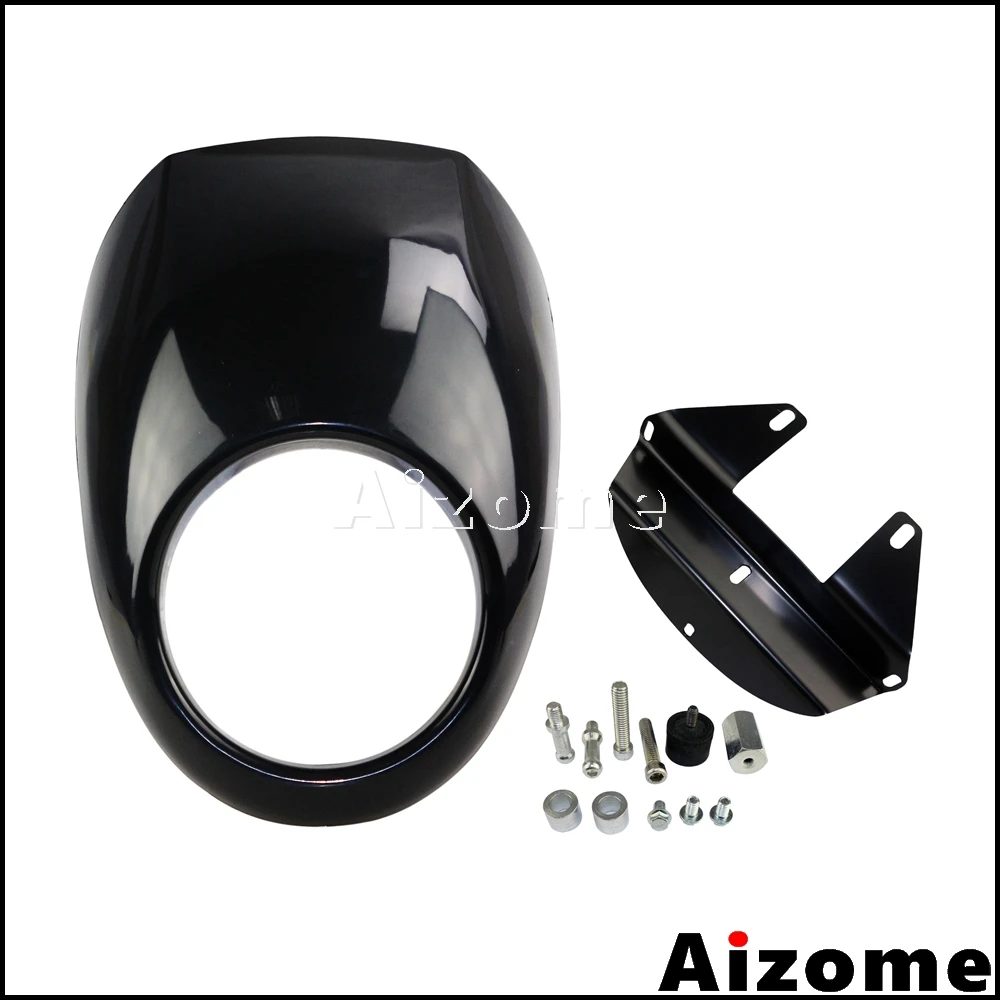 Мотоцикл 5-3/4 &quotфара обтекатель 5 75&quot передняя фара маска для Harley Sportster Dyna FXD XL1200