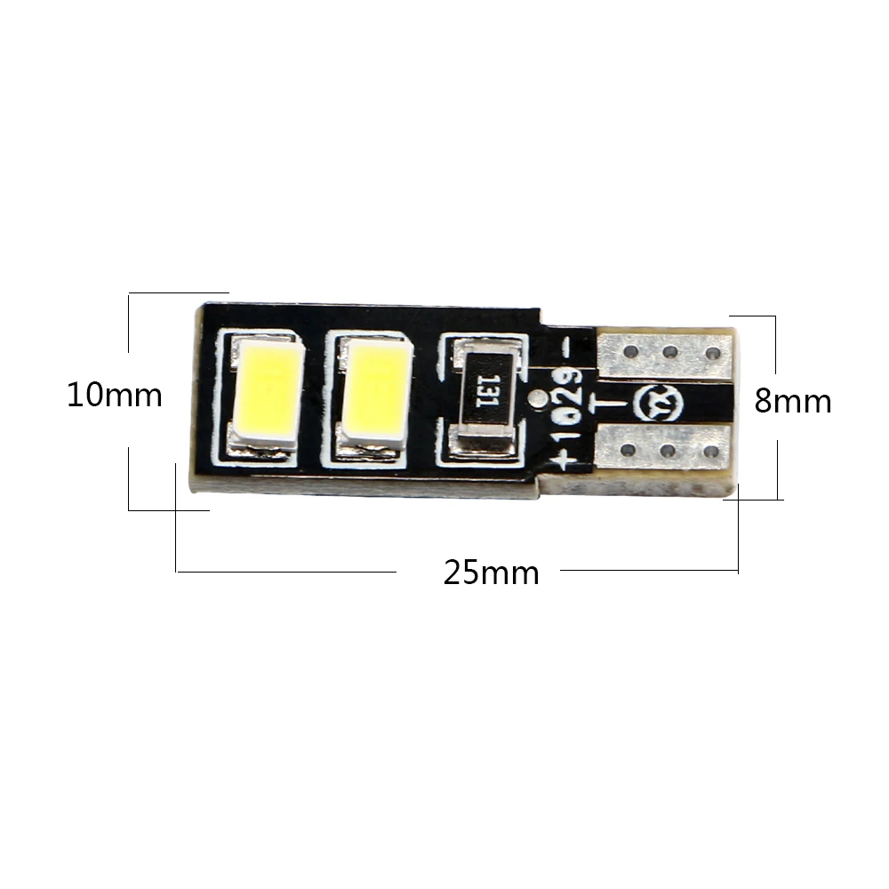 20Pcs/Lot T10 5730 4 SMD LED 194 168 192 W5W Wedge Side Bulb Parking Lights Car Interior Instrument Lamp Clearance 9V-16V | Автомобили и