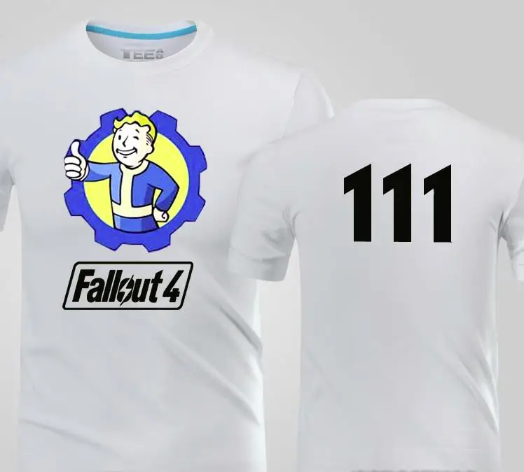 Футболки с принтом игры Fallout 4 111, мужские топы, летние повседневные футболки с коротким рукавом, хлопок, футболка высокого качества - Цвет: style6