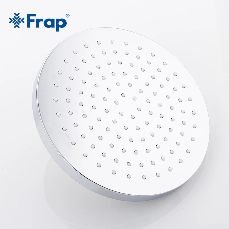 frap bathroom shower faucet round abs shower head bath shower mixers tap set with handshower wall mount shower system arm free global shipping