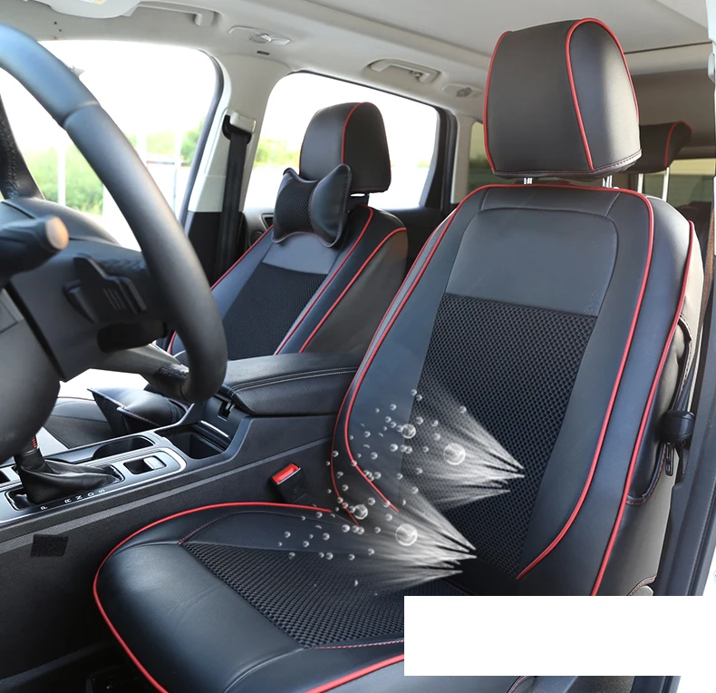 Lsrtw2017 роскошные кожаные подушки сиденья автомобиля коврик для Ford Kuga Escape