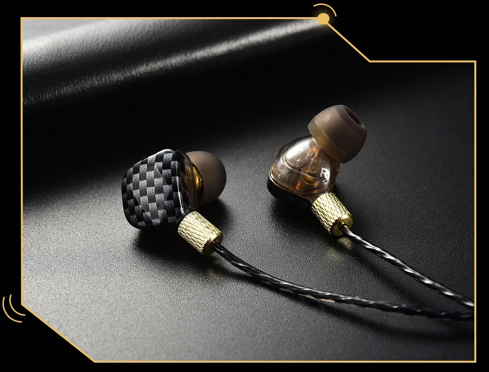 Наушники KD6 В Ухо спортивные наушники HiFi сабвуфер с 6 динамиков 3 драйвера шумоподавления Универсальный микрофон гарнитуры