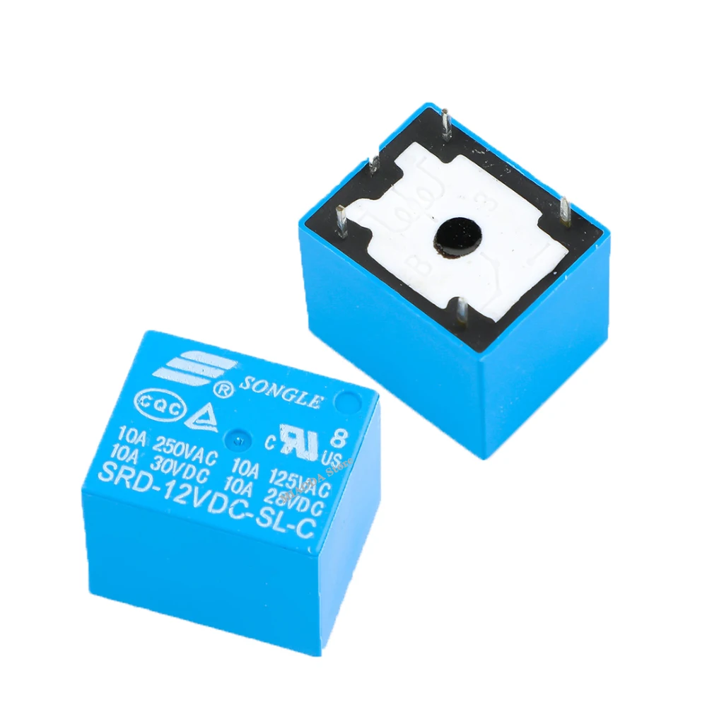 Бесплатная доставка 5 шт реле SRD 03VDC SL C 05VDC 06VDC 3В 5В 6В 9В 10А 250В 5PIN T73|Реле| |