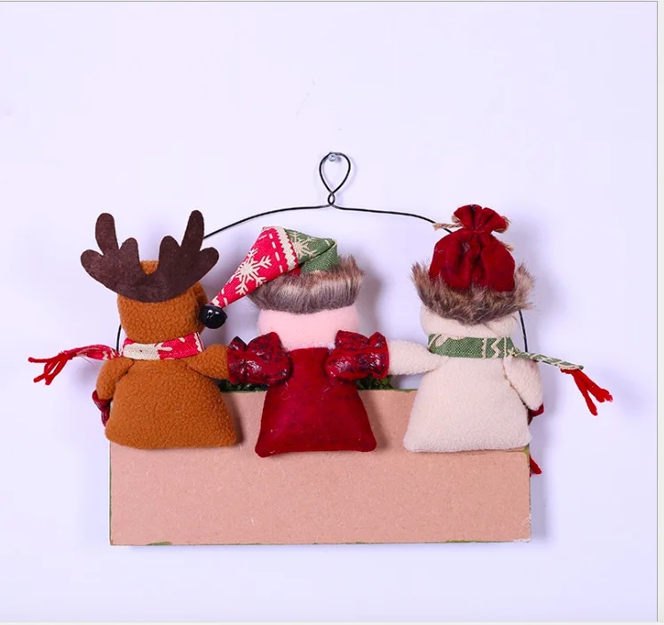 Модные деревянные рождественские украшения Adornos Navidad 2020 подарки для дома|Кулоны и