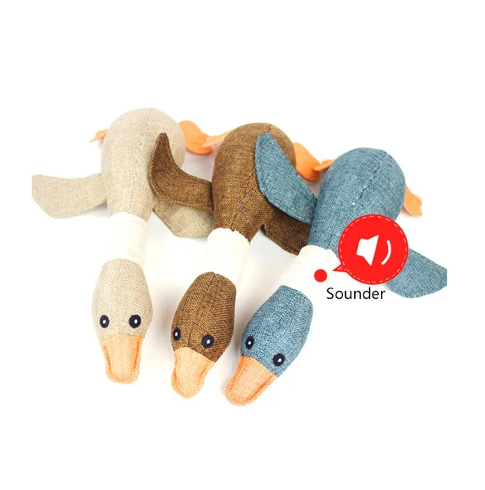 Игрушка MINGFAN squean, мягкая игрушка, милые Мультяшные животные, игрушки для собак, игрушки для питомцев, кошек, пресс, инструмент для декомпрессии, игрушки для собак, гусь G999