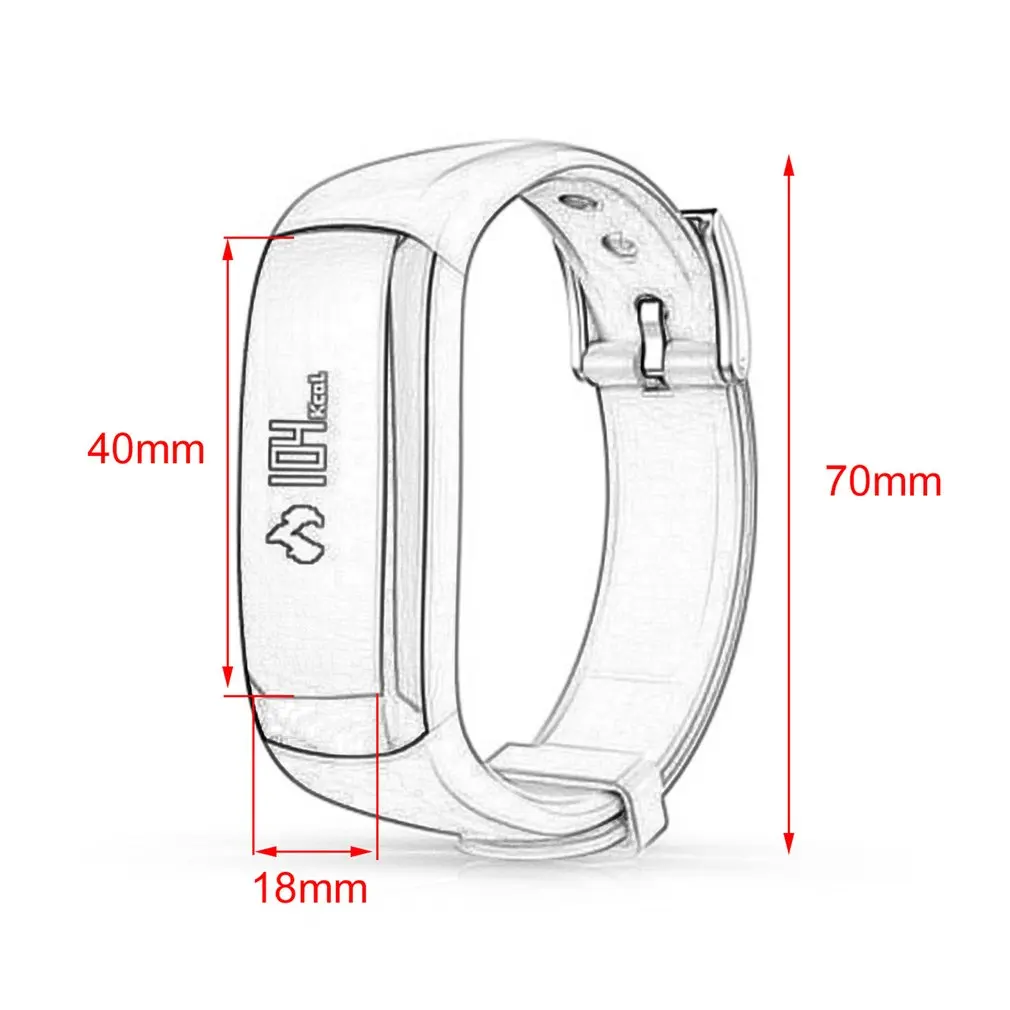 P6 интеллектуальной Bluetooth Smart Браслет цифровой Экран наручные часы модные уличные