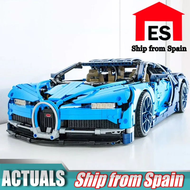 20086 Bugatti чугун гоночный автомобиль наборы совместимы с 42083 строительные блоки технические модельный кирпич автомобиля игрушки для мальчика
