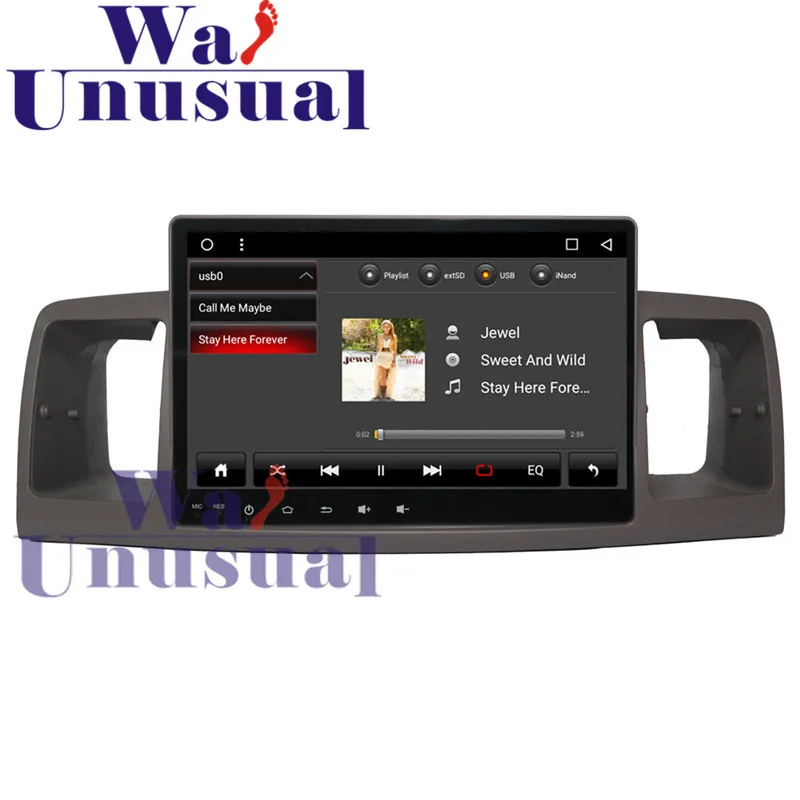 Wanобычно 9 &quotВосьмиядерный 32G 2G RAM Android 7 1 GPS навигация для Toyota Corolla EX 2007 2008 2009 2010 2011