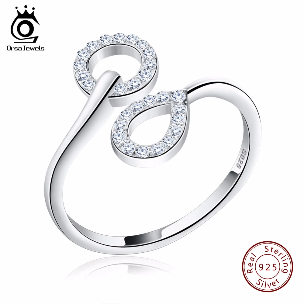 Женское кольцо из серебра 925 пробы с австрийским фианитом|band ring|women ringssilver women ring |