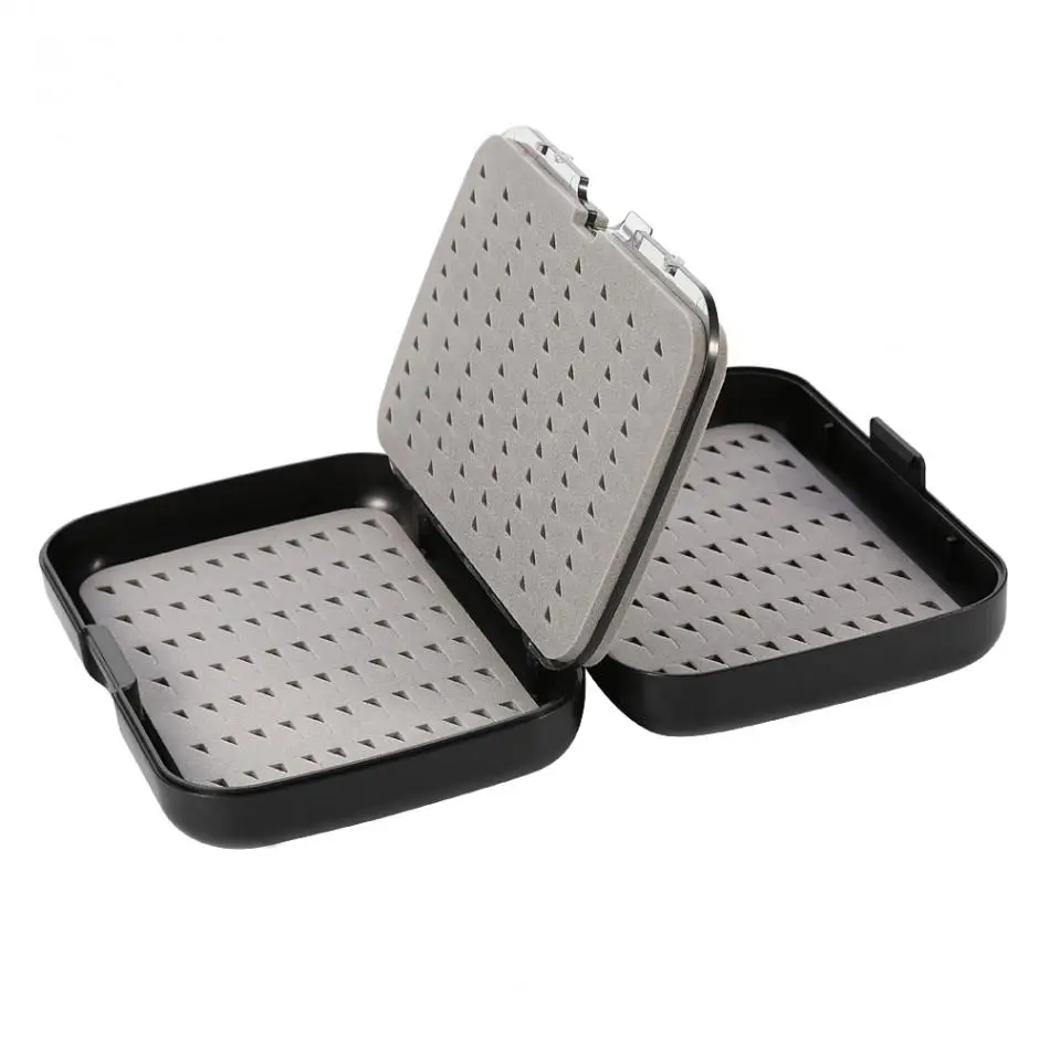 Двухсторонняя коробка для ловли нахлыстом Прочный чехол рыболовных приманок