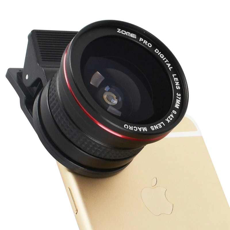 Для iPhone 7 Plus объектив Samsung 0 42x суперширокая фотолинза универсальные Объективы для
