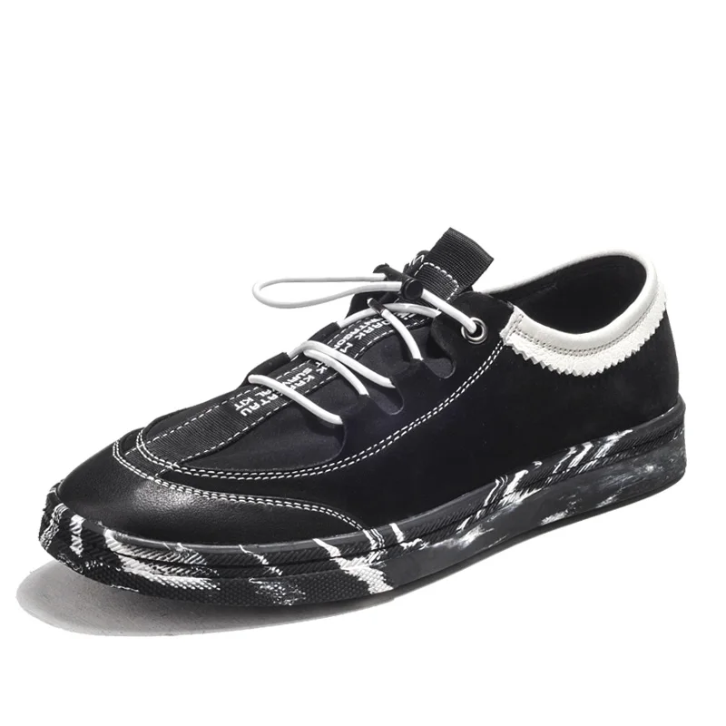 Summer Korean Men's Trendy Casual Shoes Breathable Low To Help Tide | Обувь