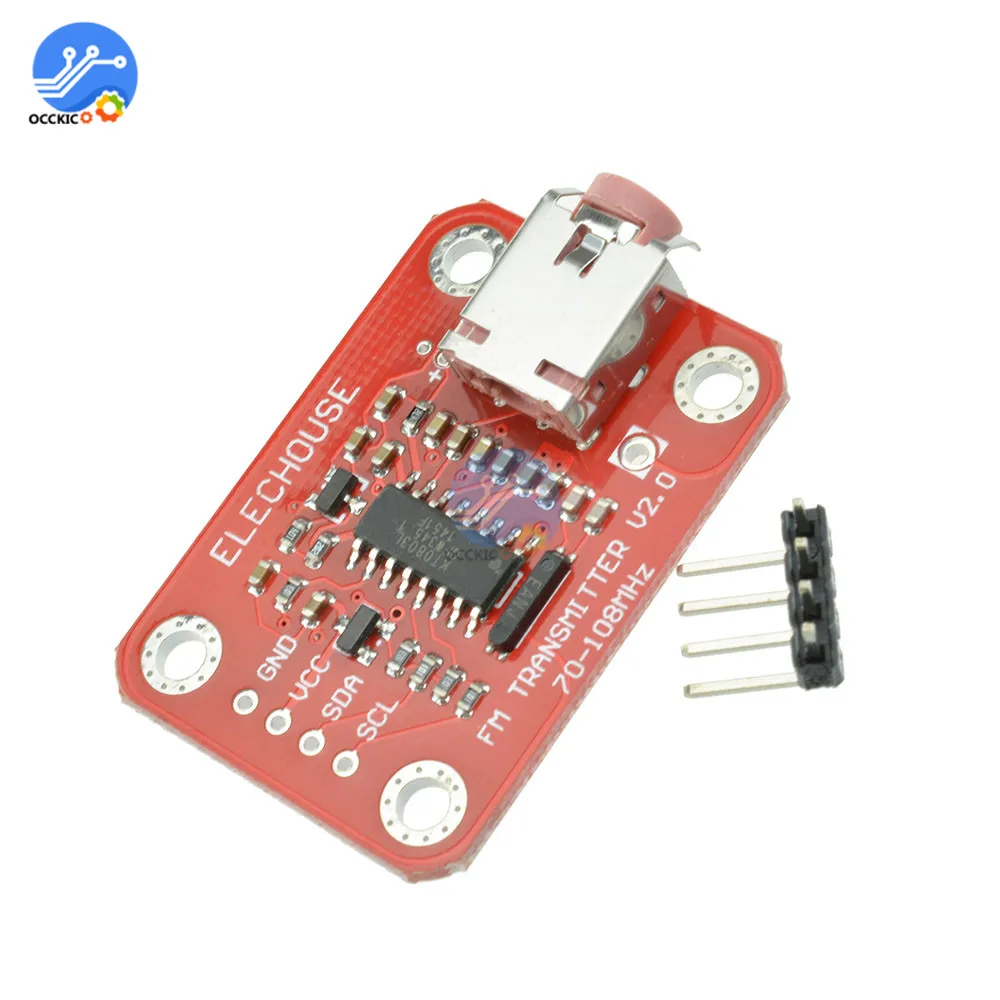 Модуль FM передатчика V2.0 цифровой модуль радио для микрофона Arduino|module for arduino|module