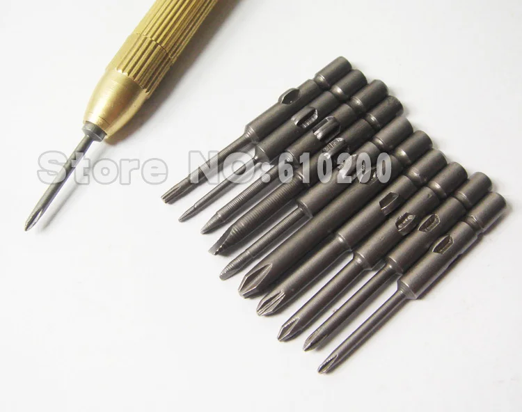 Free shipping High Quality MATERIAL PURE COPPER Handle 10 in1 Precision Screwdriver Set Tool Phone Camera Watch | Инструменты