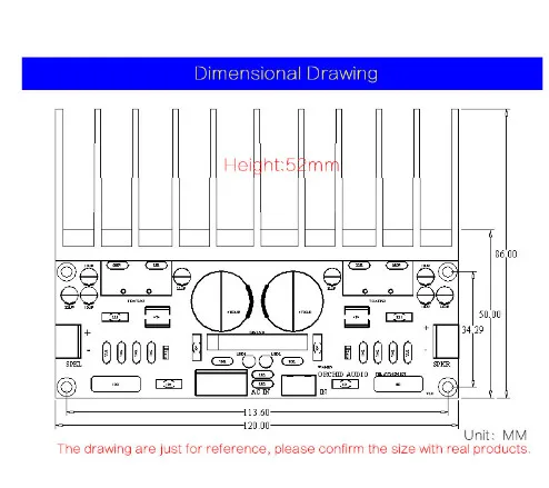 Двухканальный AC12 32V 2 0 TDA7293 100 + Вт HIFI стерео аудио усилитель|Усилители мощности| |