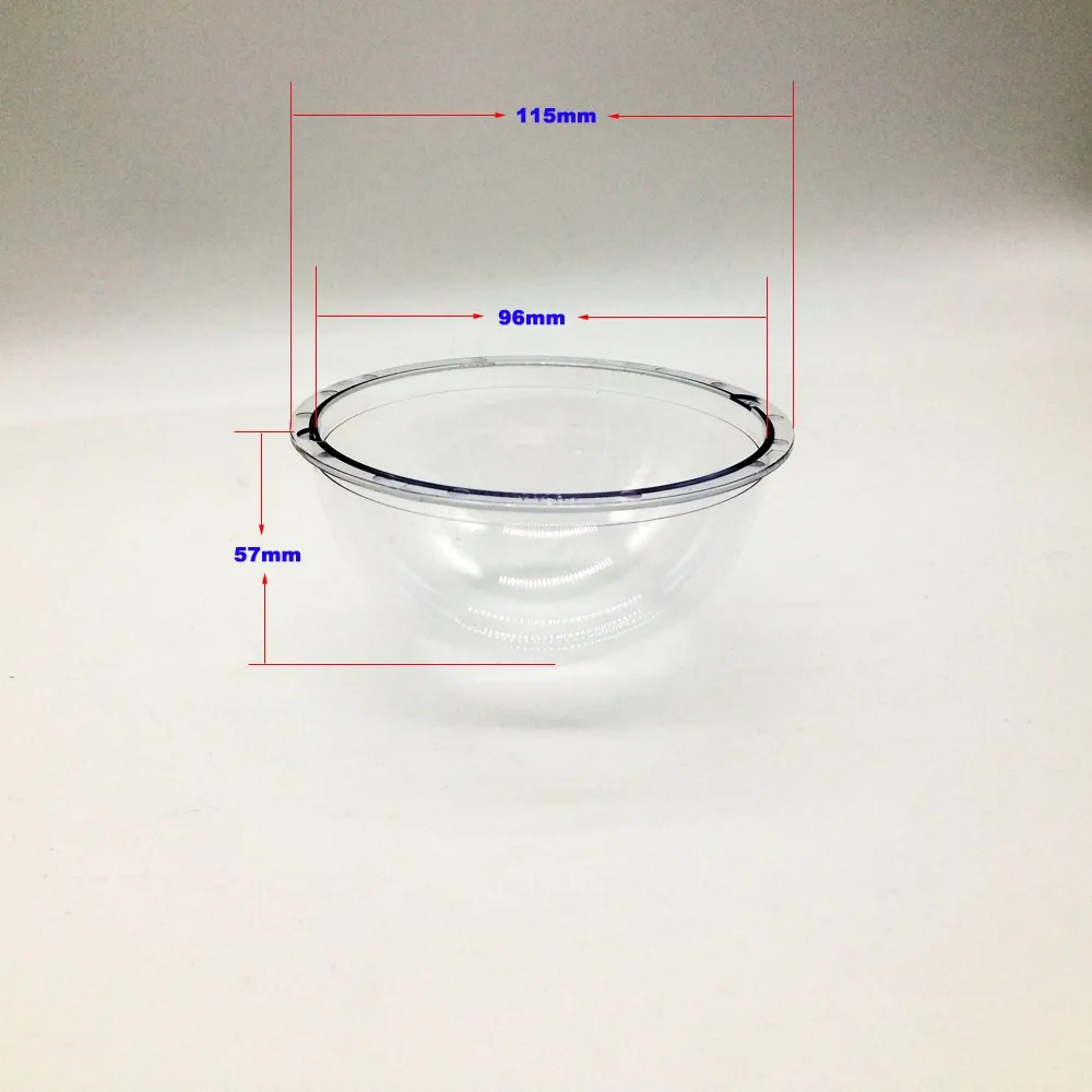 Акриловый купольный ip чехол для камеры видеонаблюдения с защитой от пыли 115x57