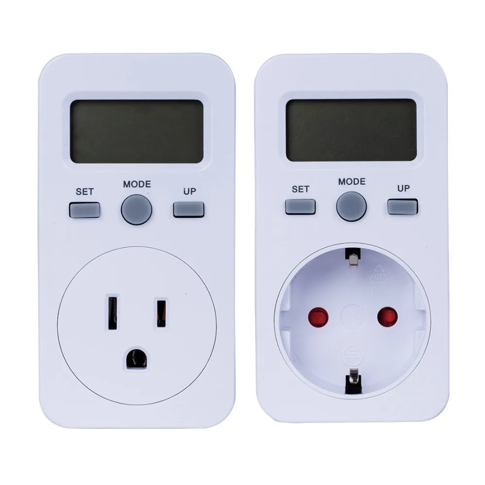 EU US UK Plug Plug-in Digital Wattmeter LCD Power Energy Monitor Meters Electric Test Meter | Инструменты