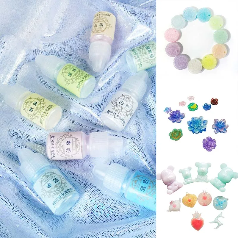 1 шт. УФ полимерный клей пигментный цветной порошок украшение долговечное DIY