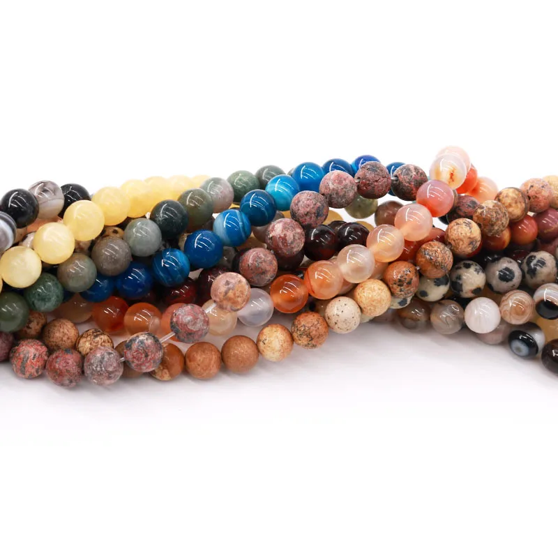 23 шт. 8 мм бусины черная лава тигровый глаз объемный натуральный камень свободные