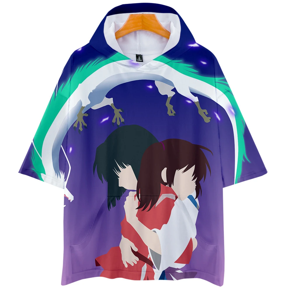 Spirited Away 3D Printed Hooded T-shirts Fashion Women/Men Summer Tshirt Hot Sale 2019 Trendy Streetwear Clothes | Мужская одежда