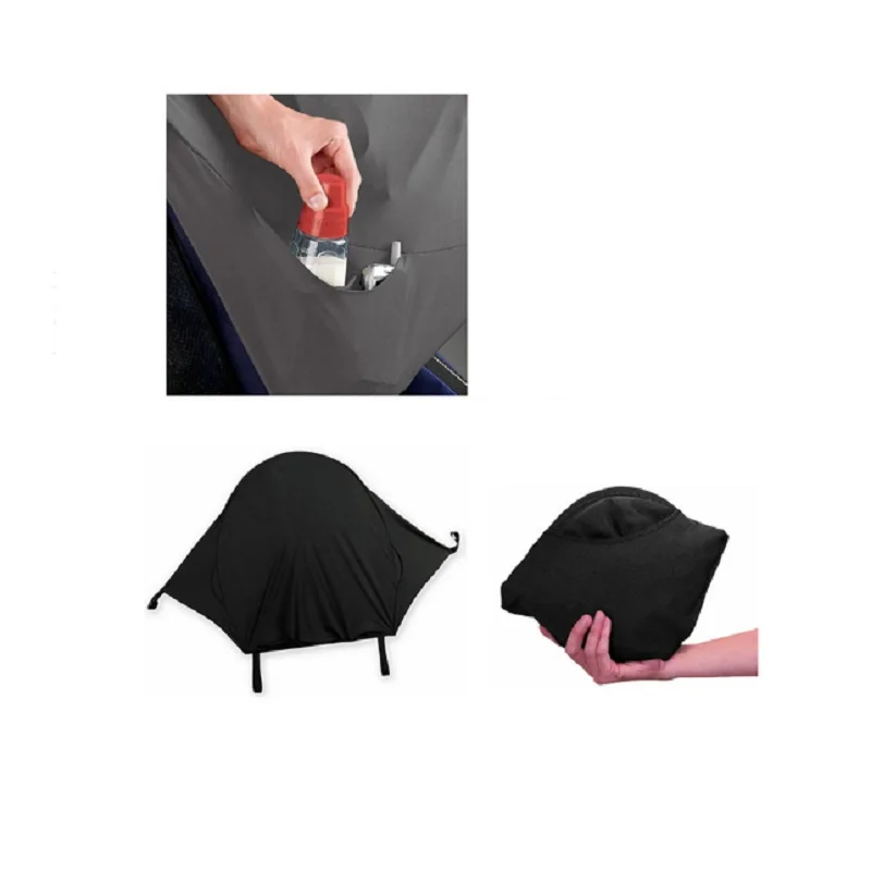 Черный солнцезащитный козырек Sozzy для детской коляски автомобильные чехлы с