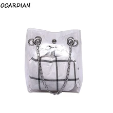 OCARDIAN сумки ведро популярные женские Сумки Sac прозрачный Femme 2019