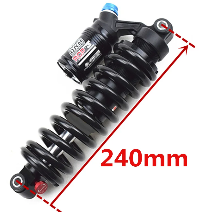 240mm DNM, RCP3-2, 165-265 мм, горный велосипед, MTB, прочный, ebike, металлическая задняя подвеска, амортизатор, горный амортизатор, амортизатор ударов, Электрический мотор, велосипед - Цвет: 240mm
