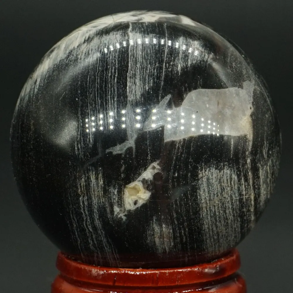 40 мм натуральный драгоценный камень Серебряный лист яшма хрустальный шар рейки