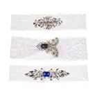 Элегантная подвязка со стразами, Кружевная подвязка для невесты, девичника, вечеринки, девичника, подарок