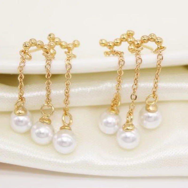 Новые серьги модные ювелирные изделия темпераментные длинные с кисточками для