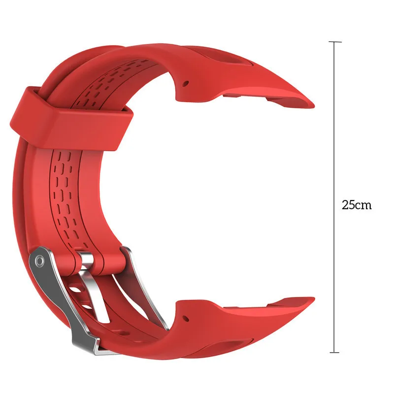 Спортивный силиконовый сменный ремешок для часов Garmin Forerunner10 15 GPS 25/22 см 2 размера |
