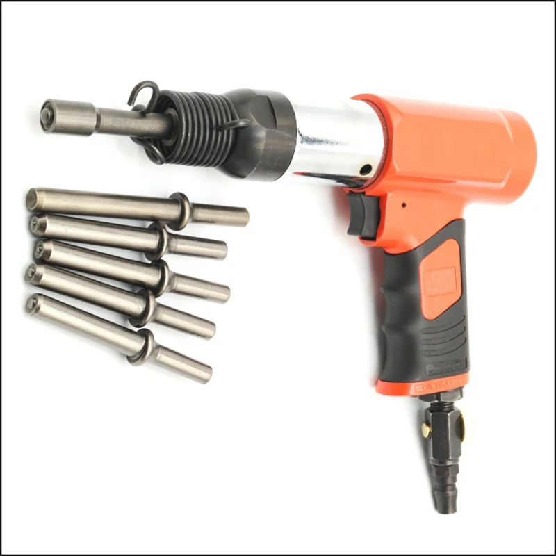 Pneumatic Riveter Street Traffic Signs Advertisement Nameplate Air Rivet Tool 3-8MM Screw Nut Riveting Hammer Y | Инструменты