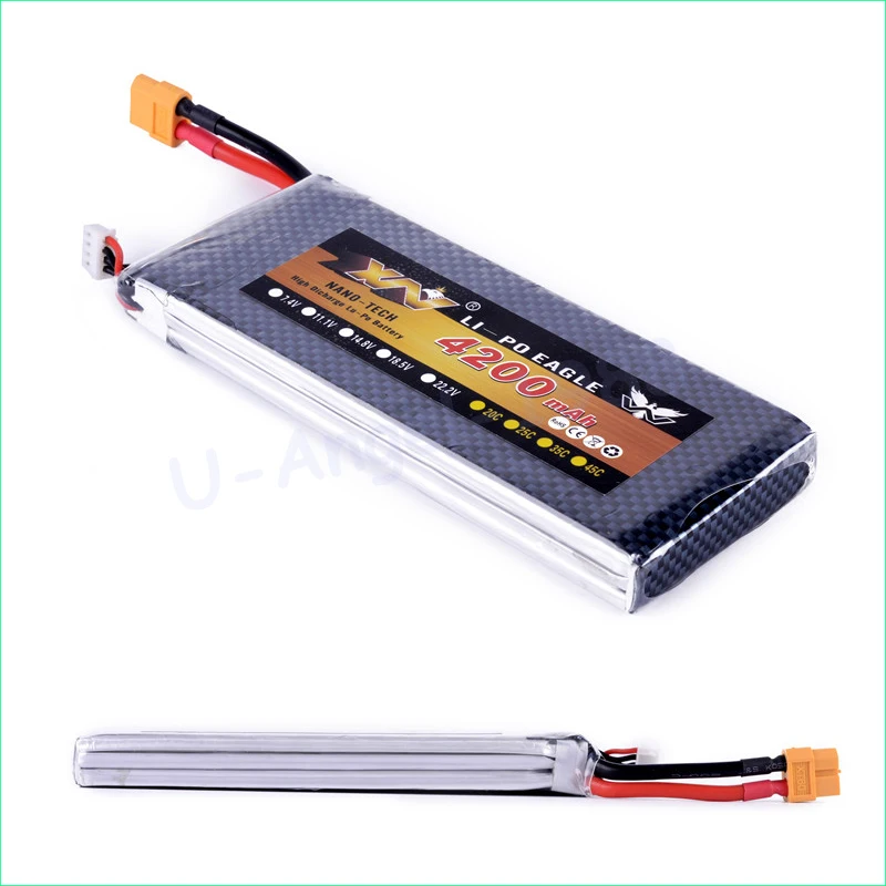Оригинальный литий-полимерный аккумулятор 11 1 В 4200 мАч 25C 3S MAX 40C T/XT60 разъем для F450