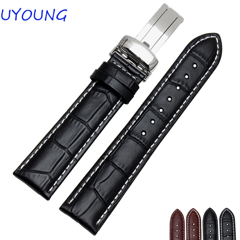 Ремешок из натуральной кожи для CASIO качественный мужской браслет наручных часов