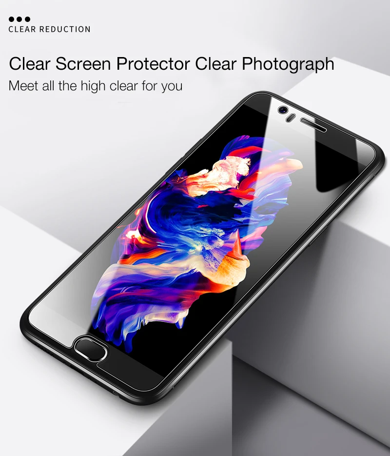 CAFELE закаленное стекло для Oneplus 5 Защита экрана для One plus 5 2.5D Edge HD Прозрачная Взрывозащищенная защитная стеклянная пленка