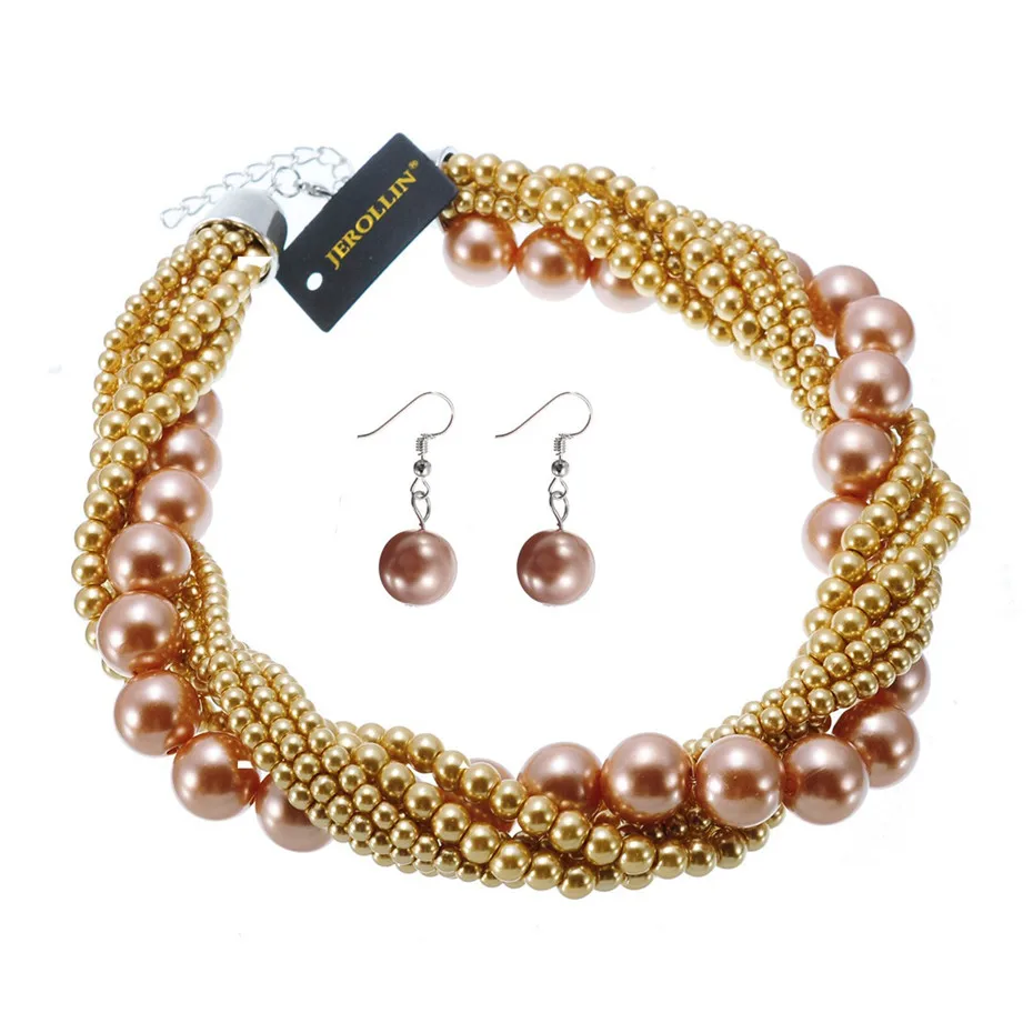 Ожерелье чокер с жемчужными бусинами из смолы 10 цветов|jewelry beaded necklaces|pearl pearlsjewelry
