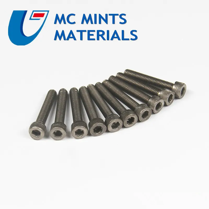 12 шт. M2.5 x4-20mm Ti Болт, титан болт Колонка Накидная головка Ti цвет не полированный класс 2 титановый винт титан крепеж